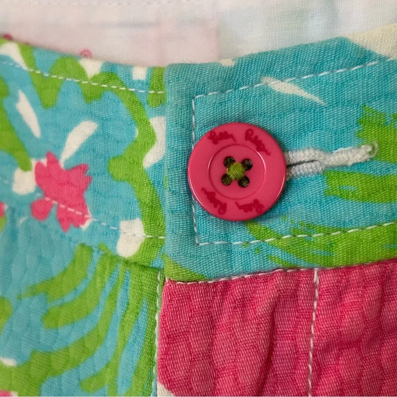 Lilly Pulitzer The Buttercup Shorts Women's 00 Multicolor Floral Tulip Hem. - Picture 3 of 8